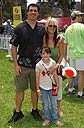 Brandon Molale and family at at 