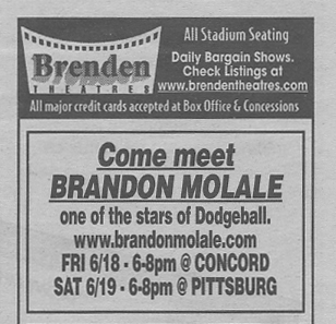 Brandon Molale at Brenden Conta Costa Times