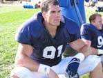 Brandon Molale on the set of The Longest Yard
